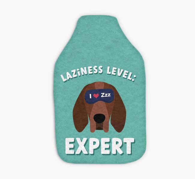 Laziness Expert: Personalized {breedFullName} Hot Water Bottle