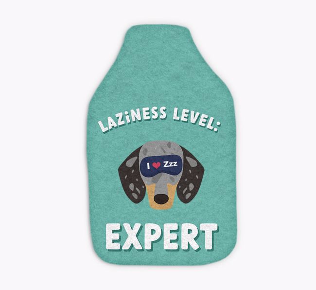 Laziness Expert: Personalised {breedFullName} Hot Water Bottle