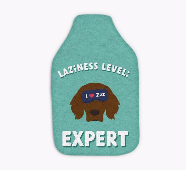 Laziness Expert: Personalised {breedFullName} Hot Water Bottle