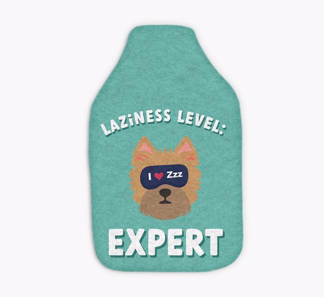 Laziness Expert: Personalised {breedFullName} Hot Water Bottle