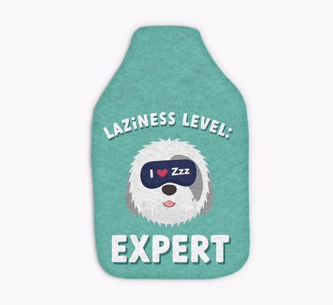 Laziness Expert: Personalised {breedFullName} Hot Water Bottle