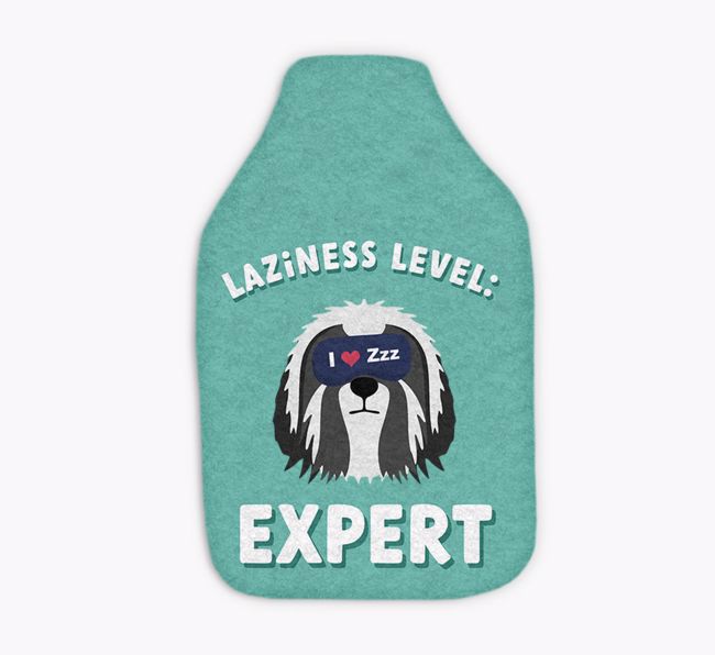 Laziness Expert: Personalized {breedFullName} Hot Water Bottle