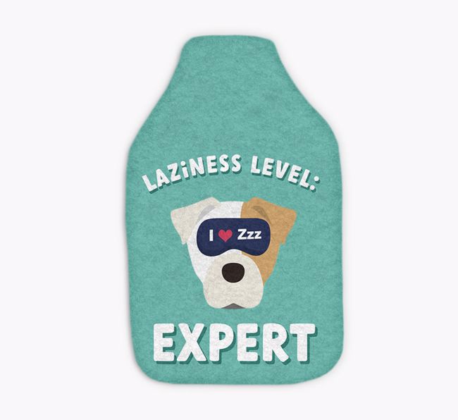 Laziness Expert: Personalized {breedFullName} Hot Water Bottle