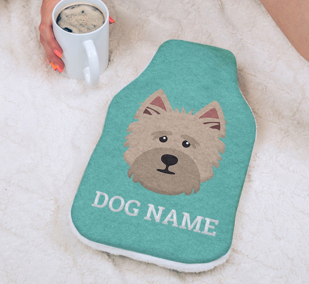 Name And Icon: Personalised {breedFullName} Hot Water Bottle