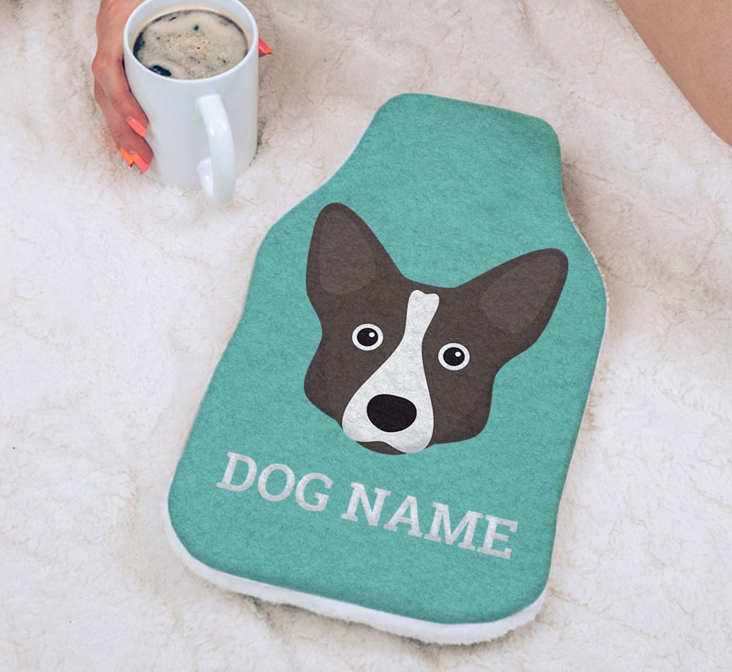 Name And Icon: Personalised {breedFullName} Hot Water Bottle