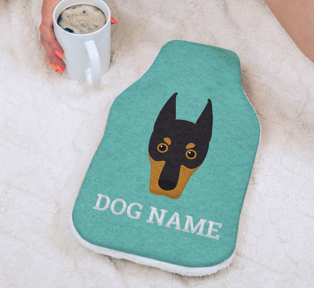 Name And Icon: Personalised {breedFullName} Hot Water Bottle