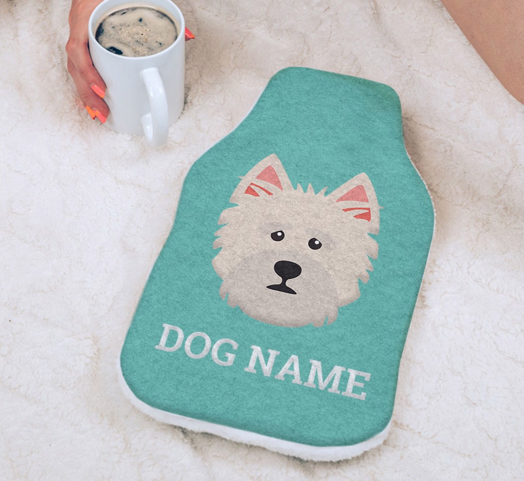 Name And Icon: Personalized {breedFullName} Hot Water Bottle