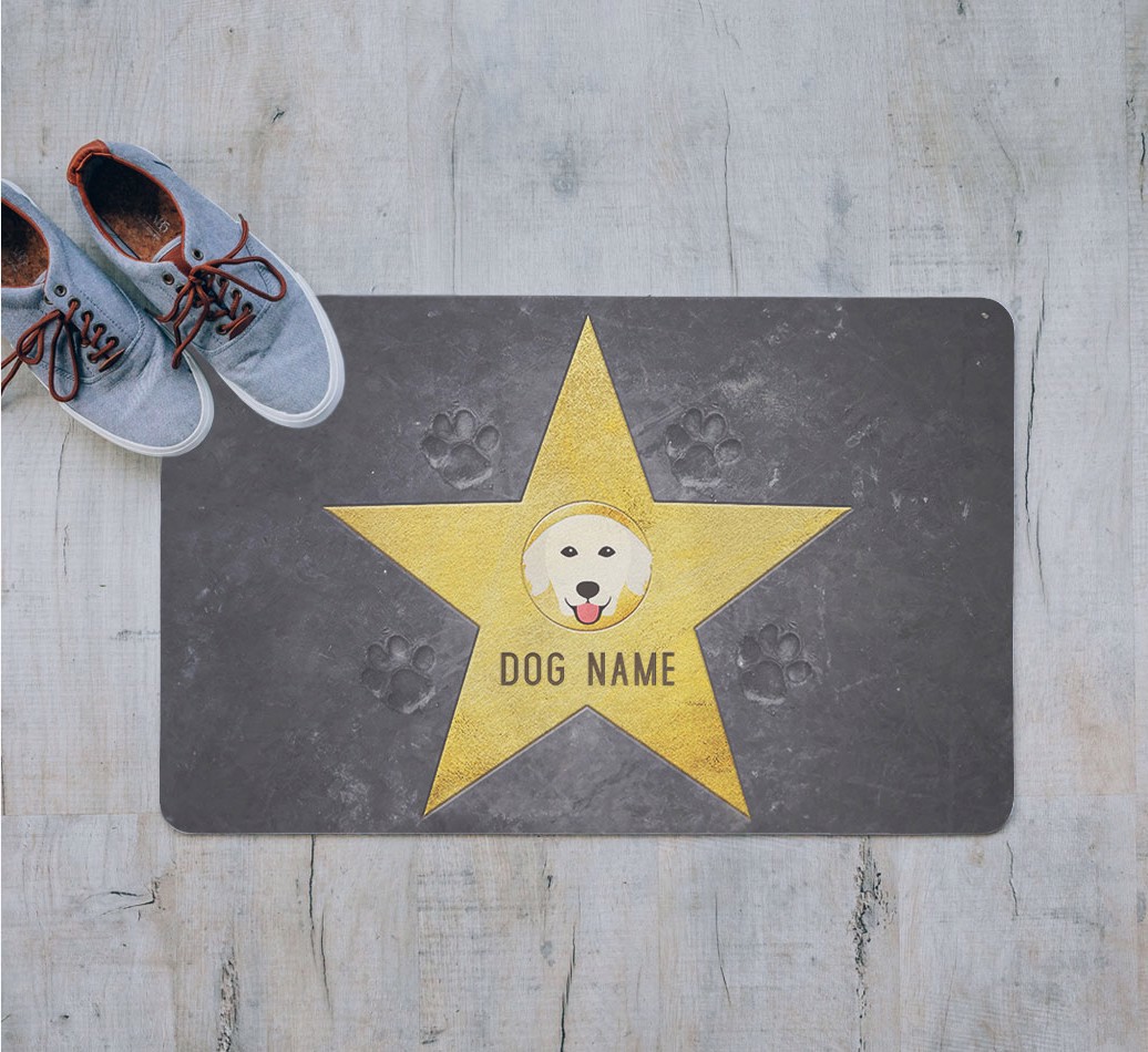 Star of Fame: Personalized {breedFullName} Doormat