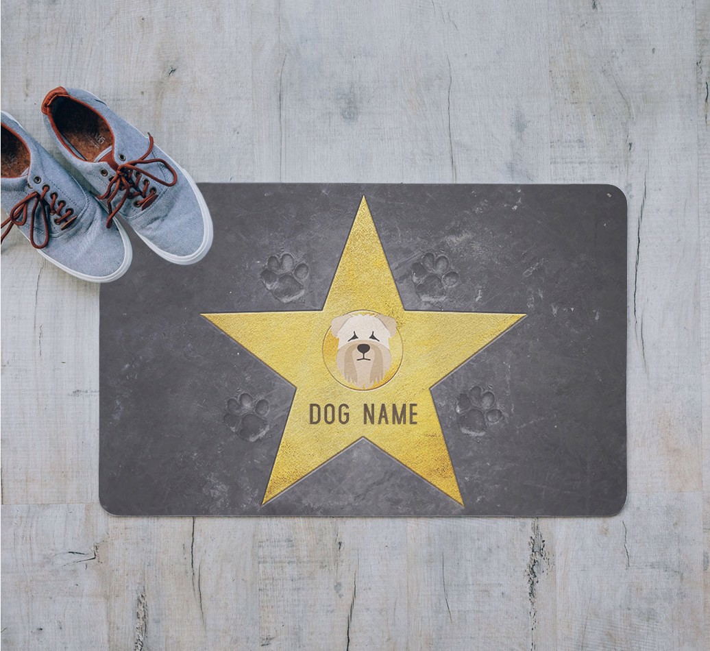 Star of Fame: Personalised {breedFullName} Doormat