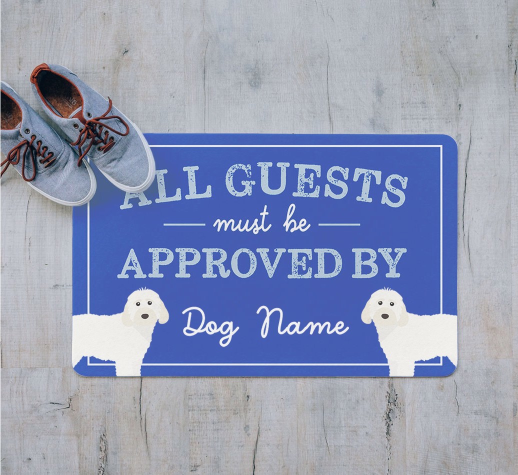 All Guests Must Be Approved: Personalized {breedFullName} Doormat
