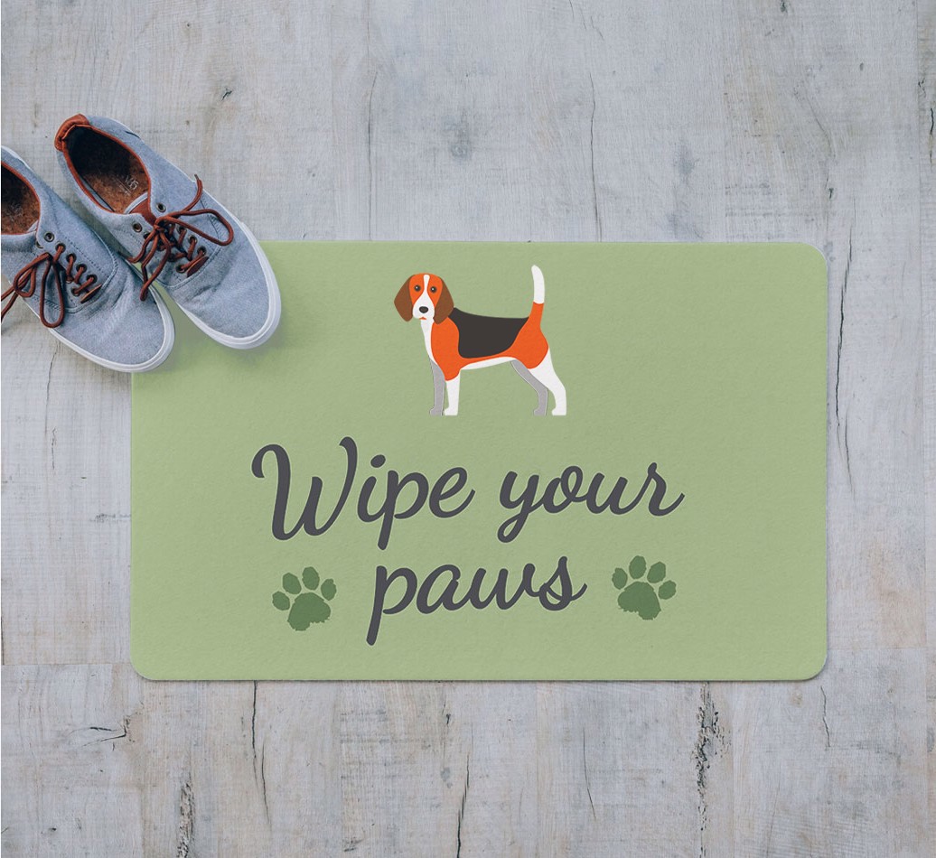 Wipe Your Paws: Personalized {breedFullName} Doormat