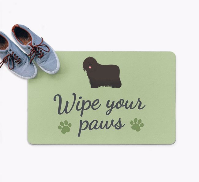  Wipe Your Paws: Personalized {breedFullName} Doormat