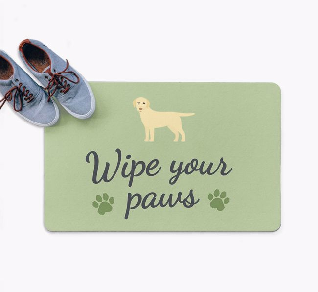  Wipe Your Paws: Personalized {breedFullName} Doormat