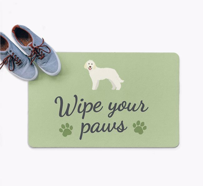  Wipe Your Paws: Personalized {breedFullName} Doormat