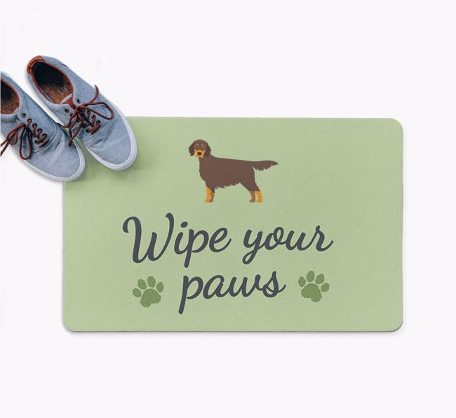  Wipe Your Paws: Personalized {breedFullName} Doormat