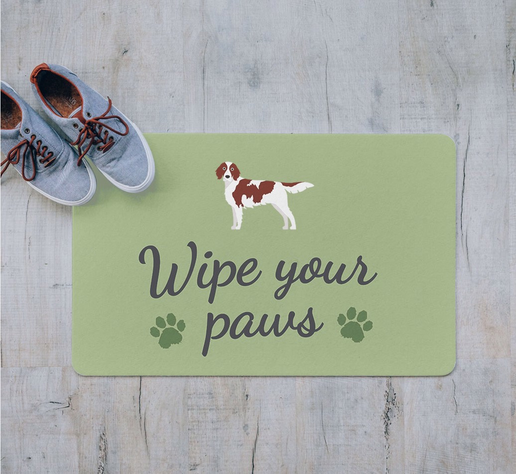 Wipe Your Paws: Personalised {breedFullName} Doormat