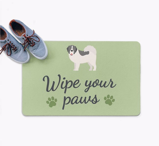  Wipe Your Paws: Personalised {breedFullName} Doormat