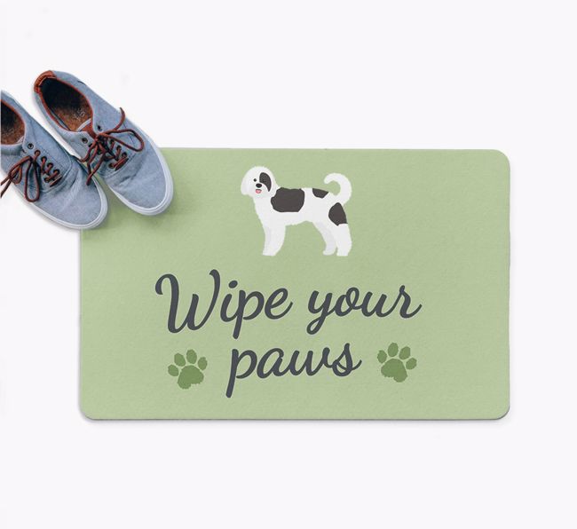  Wipe Your Paws: Personalised {breedFullName} Doormat