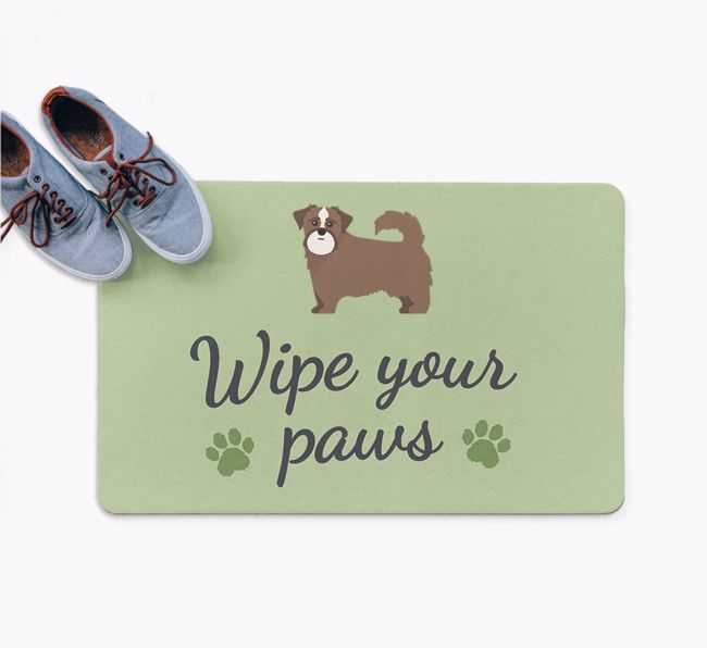  Wipe Your Paws: Personalized {breedFullName} Doormat