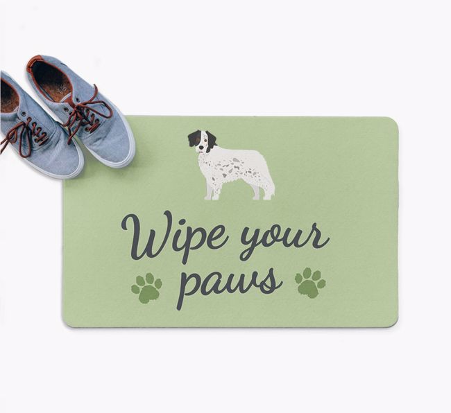  Wipe Your Paws: Personalised {breedFullName} Doormat