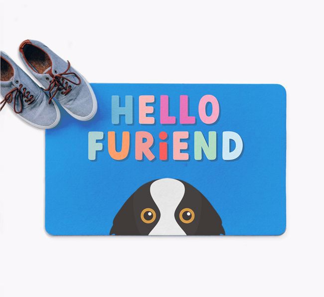 Hello Furiend: Personalized {breedFullName} Doormat