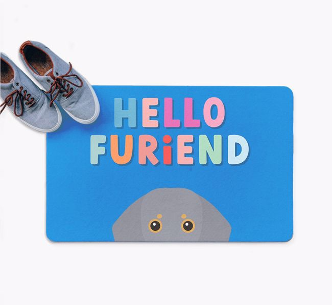 Hello Furiend: Personalized {breedFullName} Doormat