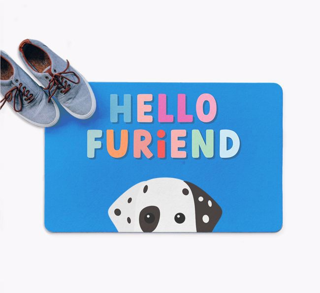 Hello Furiend: Personalised {breedFullName} Doormat