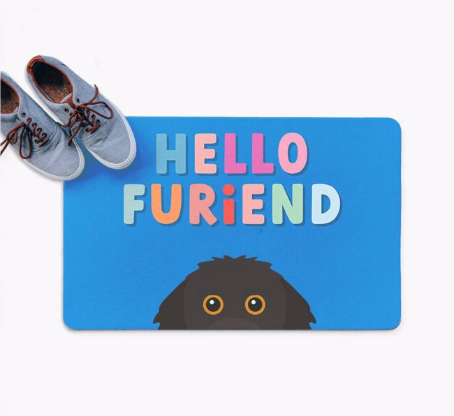 Hello Furiend: Personalized {breedFullName} Doormat