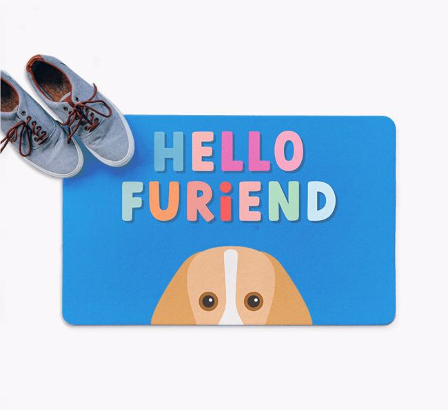 Hello Furiend: Personalised {breedFullName} Doormat