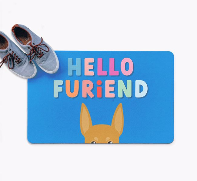 Hello Furiend: Personalised {breedFullName} Doormat