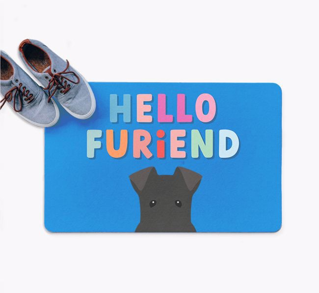 Hello Furiend: Personalized {breedFullName} Doormat