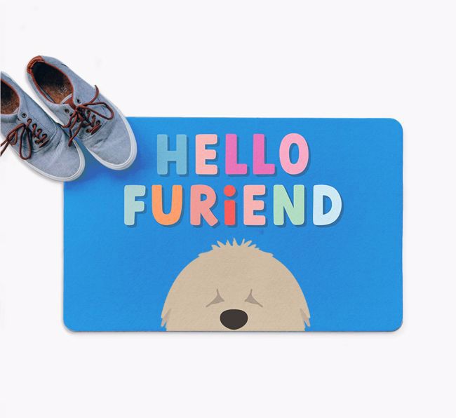 Hello Furiend: Personalised {breedFullName} Doormat