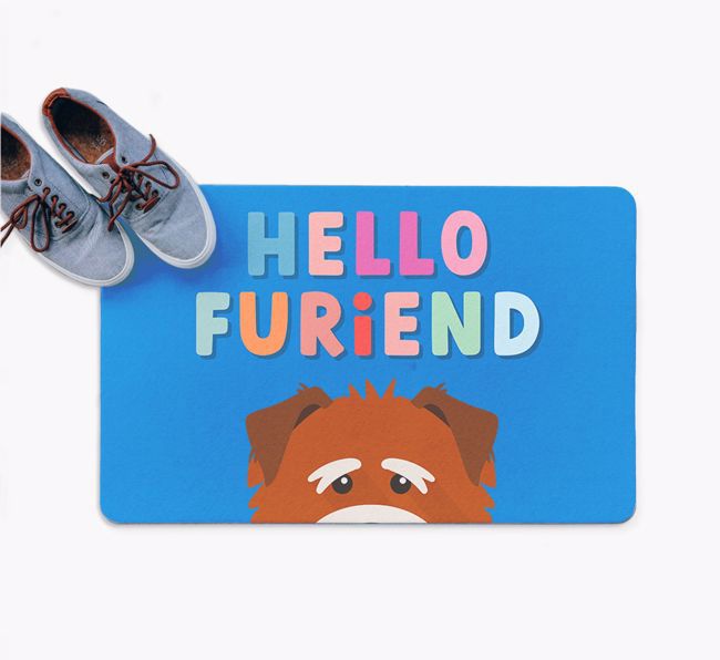 Hello Furiend: Personalised {breedFullName} Doormat