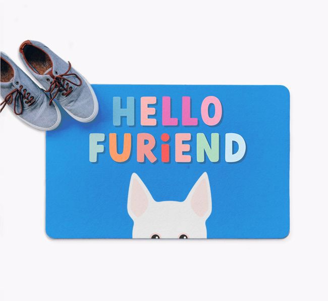 Hello Furiend: Personalised {breedFullName} Doormat