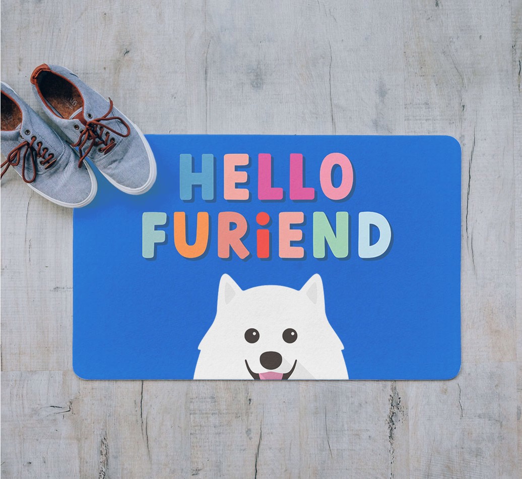 Hello Furiend: Personalised {breedFullName} Doormat