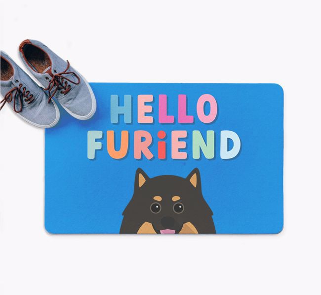 Hello Furiend: Personalized {breedFullName} Doormat