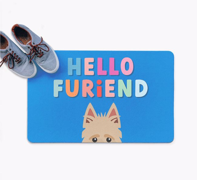 Hello Furiend: Personalised {breedFullName} Doormat