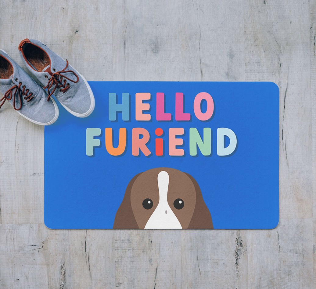 Hello Furiend: Personalised {breedFullName} Doormat