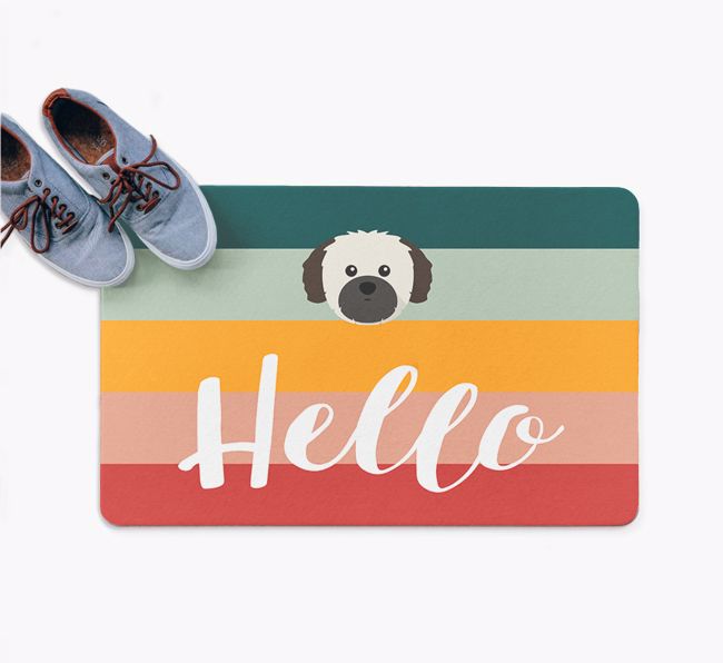 Hello: Personalized {breedFullName} Doormat