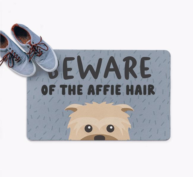 Beware Of The Hair: Personalized {breedFullName} Doormat