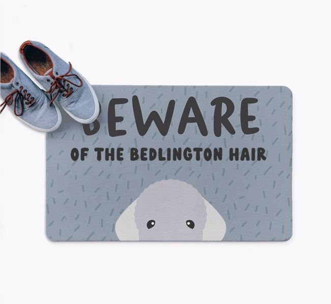 Beware Of The Hair: Personalized {breedFullName} Doormat