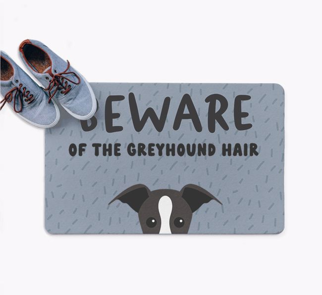 Beware Of The Hair: Personalized {breedFullName} Doormat