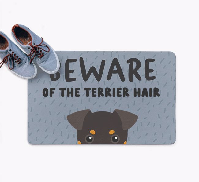 Beware Of The Hair: Personalized {breedFullName} Doormat