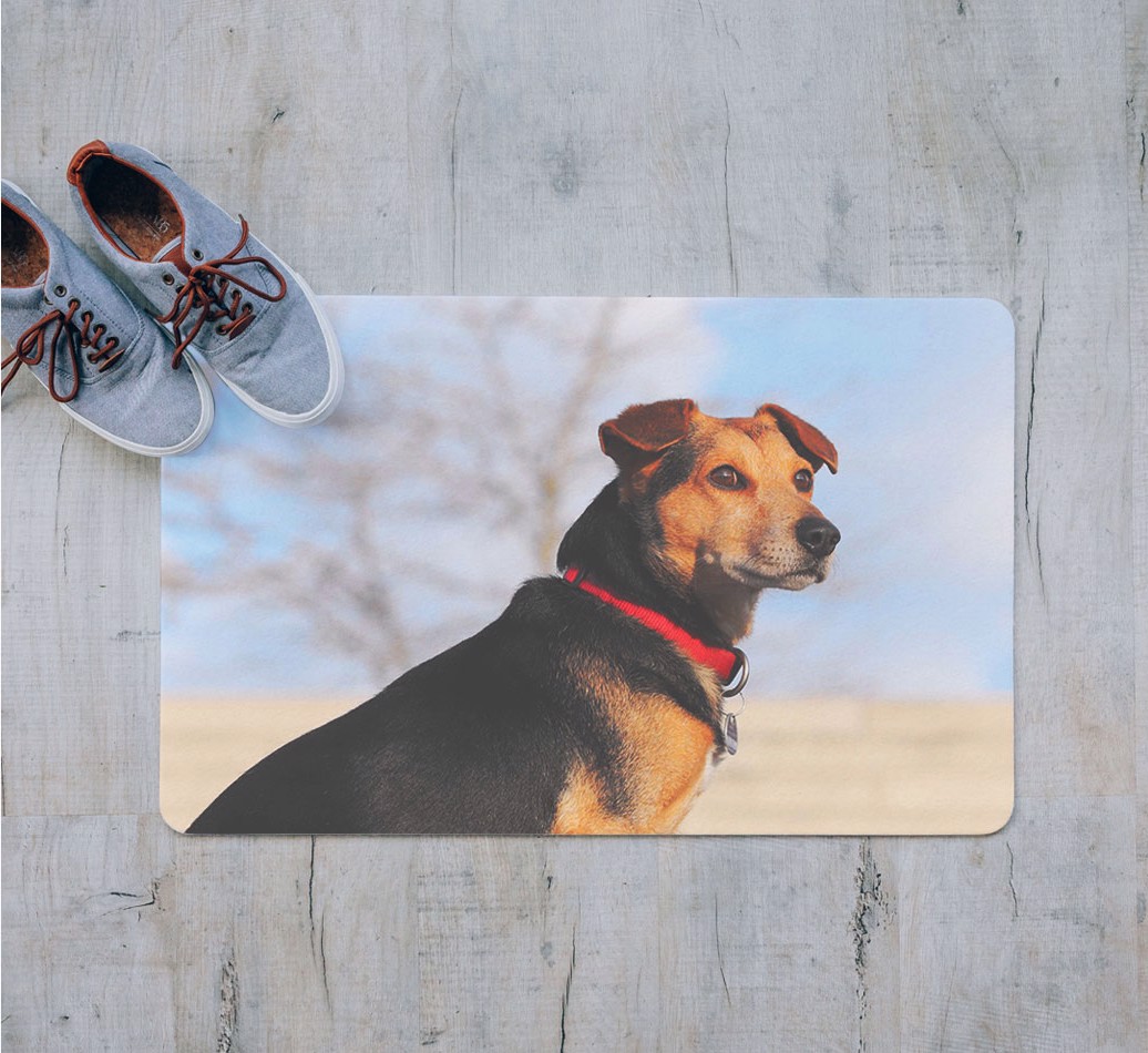 Photo Upload: Personalized {breedFullName} Door Mat