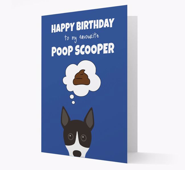 Card 'Poop Scooper' with {breedCommonName} Icon