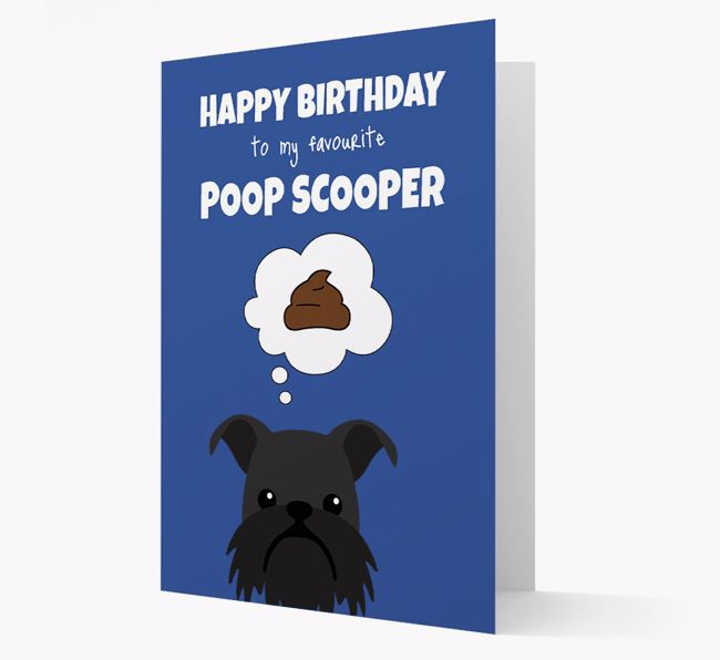 Card 'Poop Scooper' with {breedCommonName} Icon