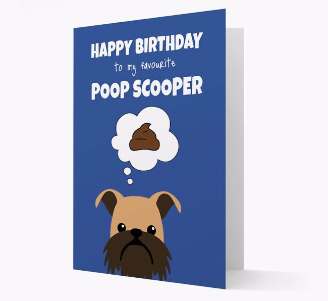 Card 'Poop Scooper' with {breedCommonName} Icon