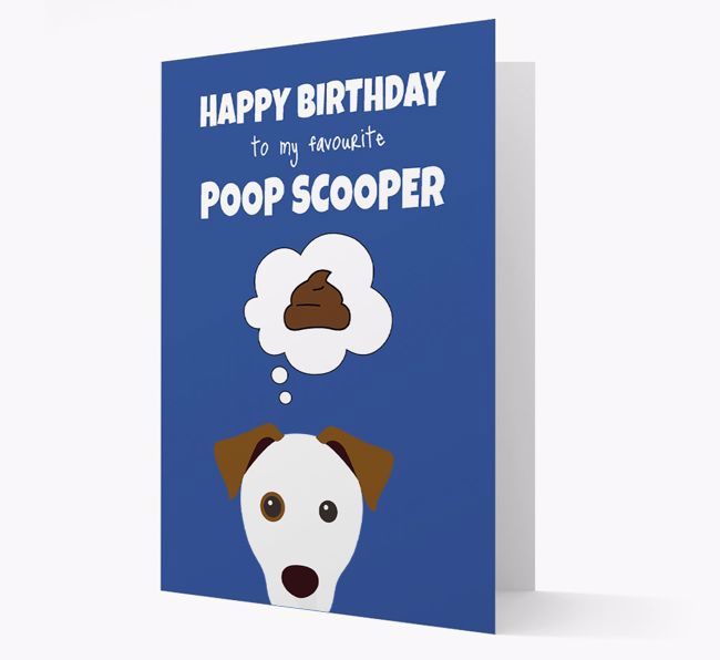 Card 'Poop Scooper' with {breedCommonName} Icon