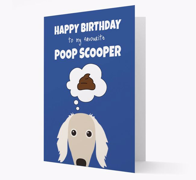 Card 'Poop Scooper' with {breedCommonName} Icon