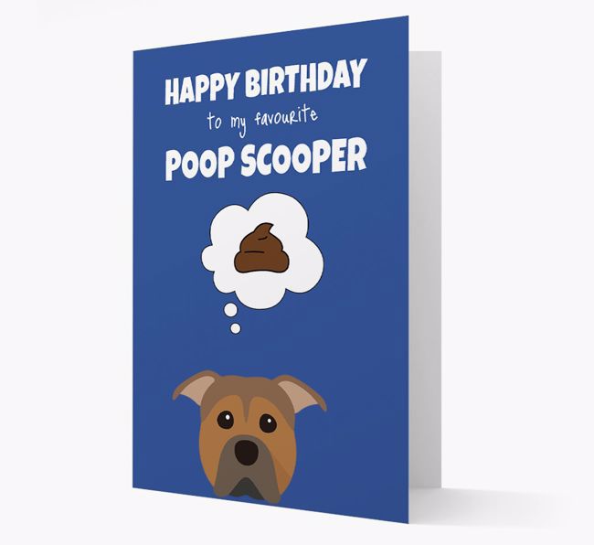Card 'Poop Scooper' with {breedCommonName} Icon